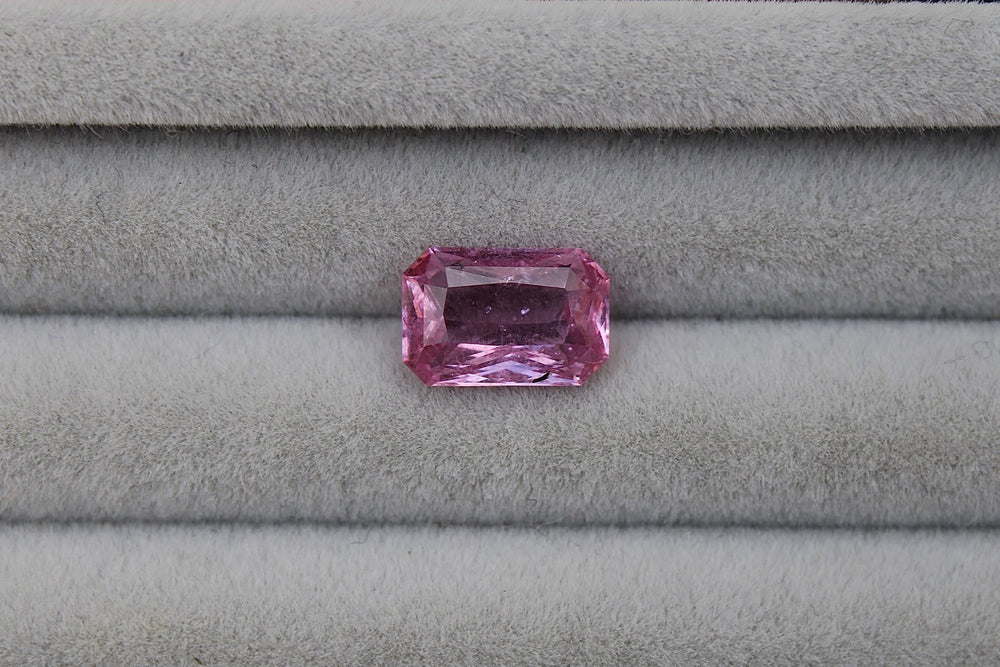 2.20ct Radiant Hot Pink Sapphire - Kingdom Jewelry