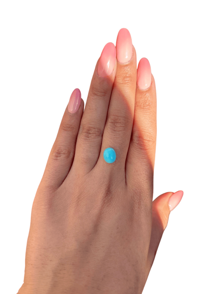 2.40 ct Persian Robins Egg Blue Natural Turquoise - Kingdom Jewelry