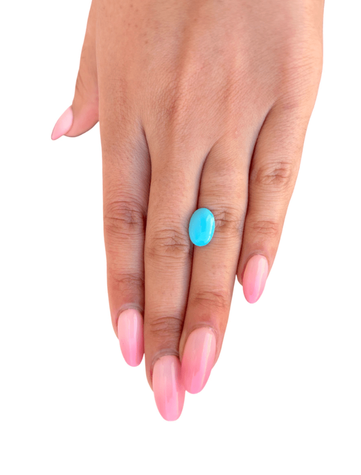 2.55 ct Persian Robins Egg Blue Natural Turquoise - Kingdom Jewelry