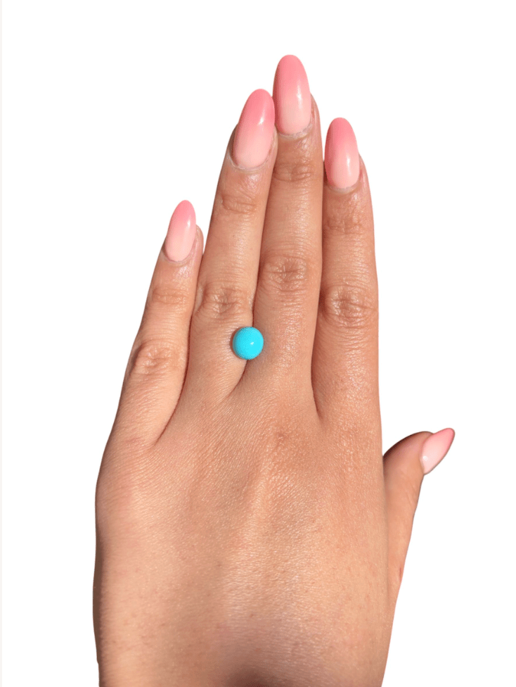2.60 ct Persian Robins Egg Blue Natural Turquoise - Kingdom Jewelry