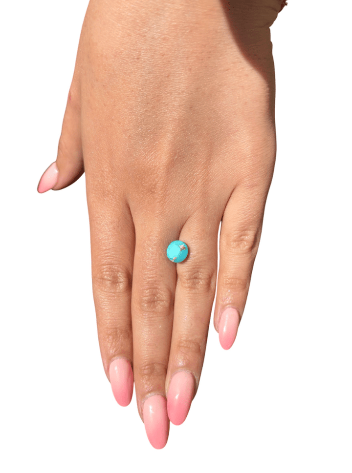 2.60 ct Persian Robins Egg Blue Natural Turquoise - Kingdom Jewelry