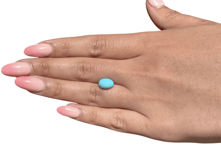 2.90 ct Persian Robins Egg Blue Natural Turquoise - Kingdom Jewelry