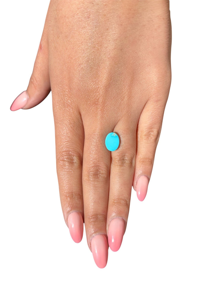 2.90ct Persian Robins Egg Blue Natural Turquoise - Kingdom Jewelry