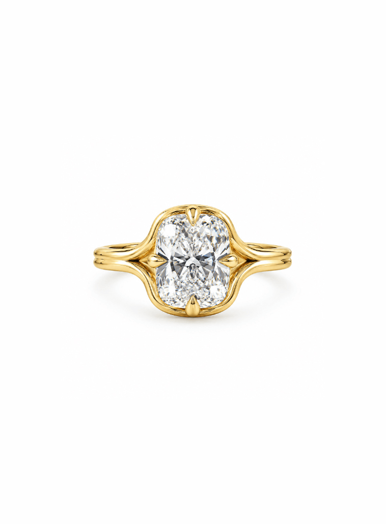 3.06 ct 14k Yellow Gold Ring - Kingdom Jewelry