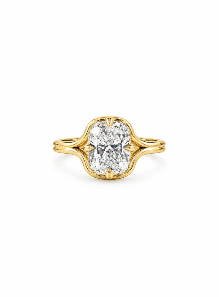 3.06 ct 14k Yellow Gold Ring - Kingdom Jewelry