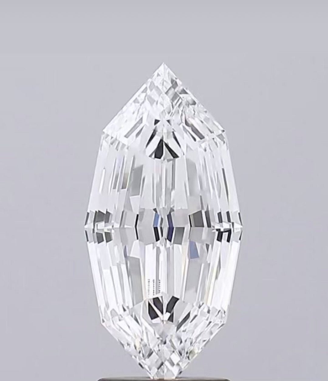 3.08 F VS1 Step Cut Lab Diamond - Kingdom Jewelry