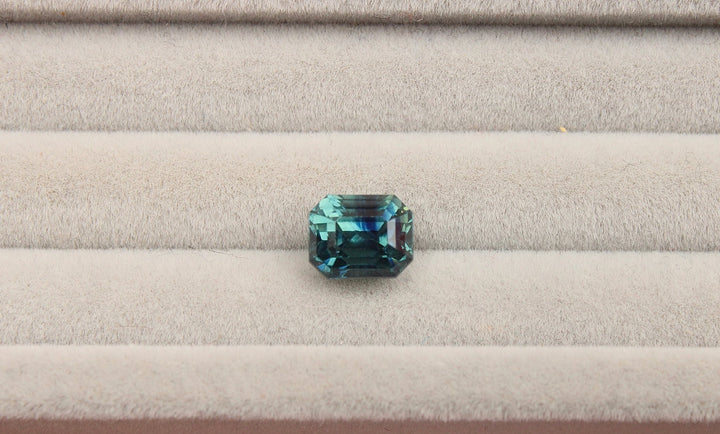 3.13ct Radiant Cut Blue Sapphire - Kingdom Jewelry