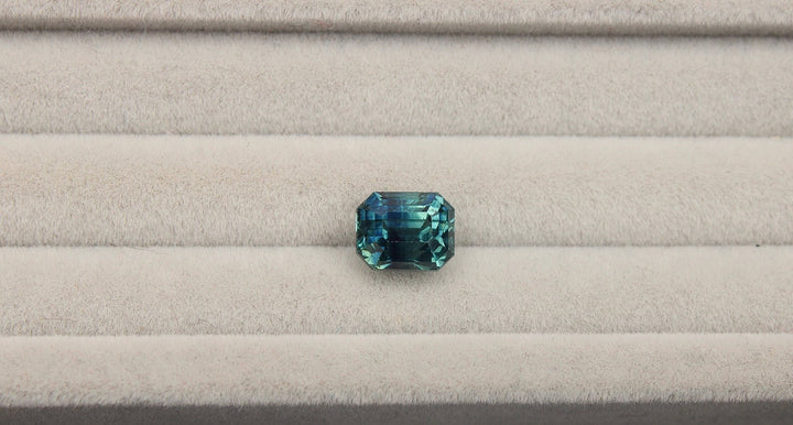 3.13ct Radiant Cut Blue Sapphire - Kingdom Jewelry