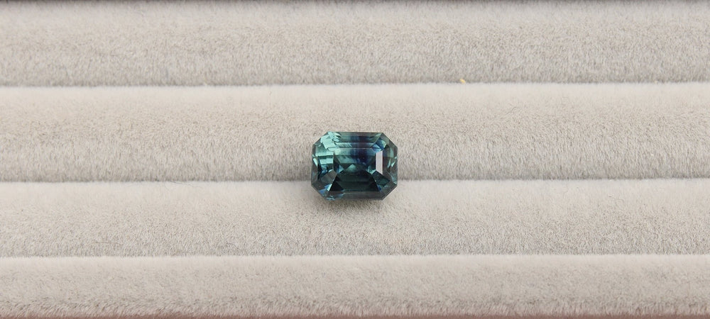 3.13ct Radiant Cut Blue Sapphire - Kingdom Jewelry