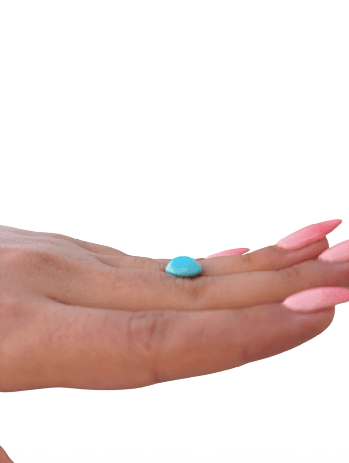 3.15ct Persian Robin Egg Blue Natural Turquoise - Kingdom Jewelry