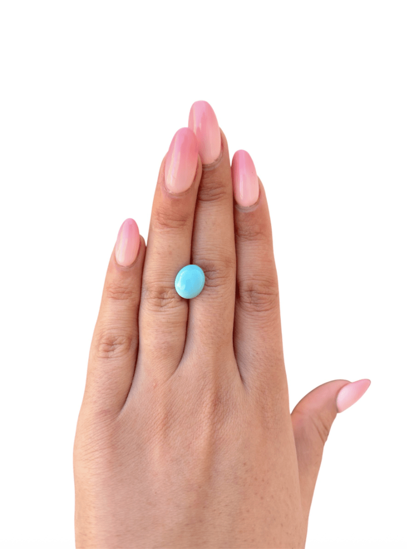 3.15ct Persian Robin Egg Blue Natural Turquoise - Kingdom Jewelry