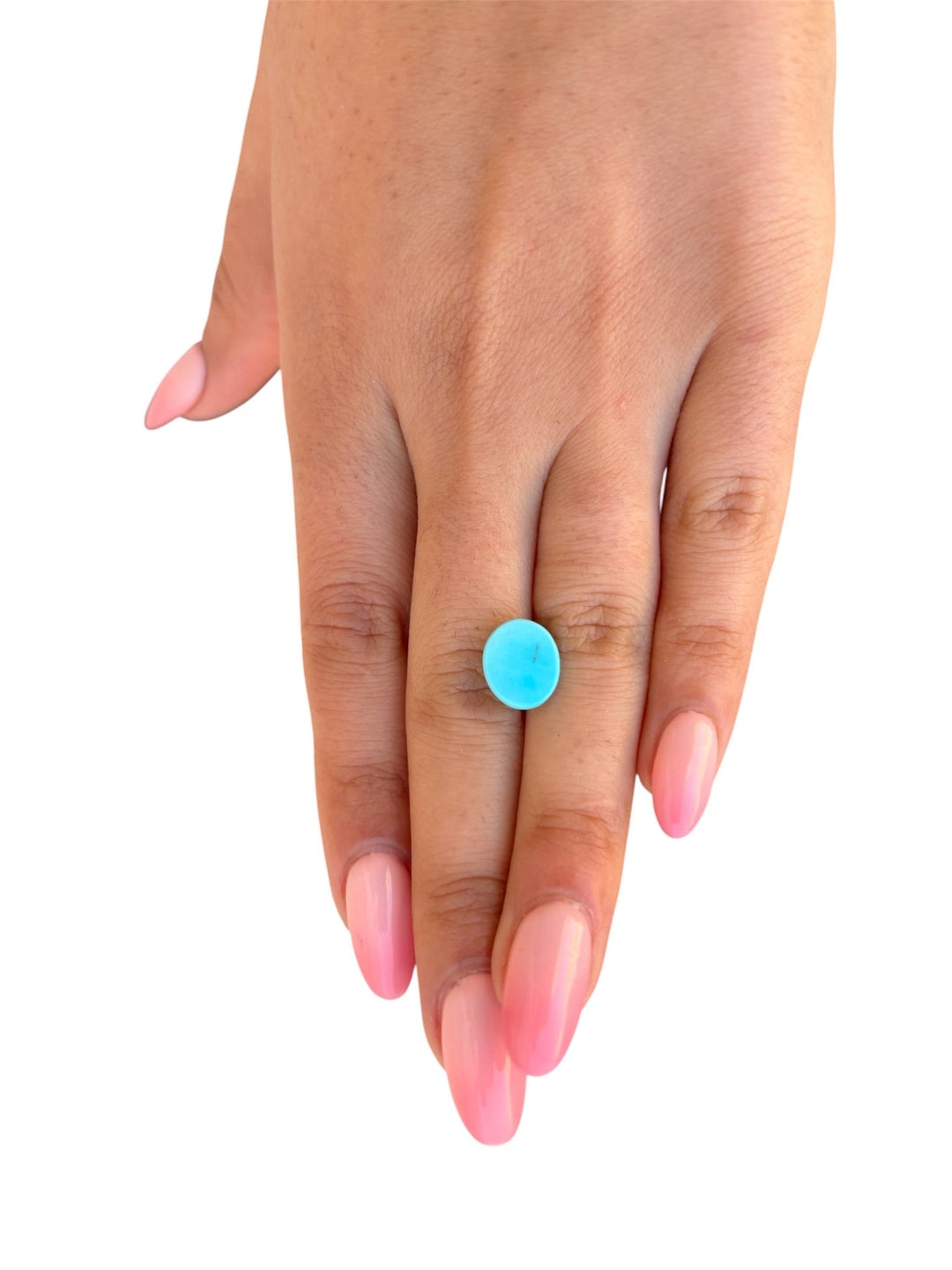 3.15ct Persian Robins Egg Blue Natural Turquoise - Kingdom Jewelry