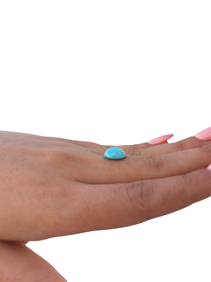 3.20ct Persian Robins Egg Blue Natural Turquoise - Kingdom Jewelry