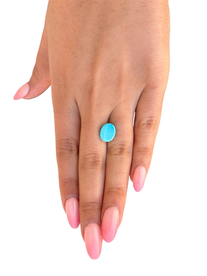 3.20ct Persian Robins Egg Blue Natural Turquoise - Kingdom Jewelry