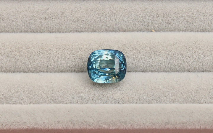 3.61ct Cushion Cut Sapphire - Kingdom Jewelry
