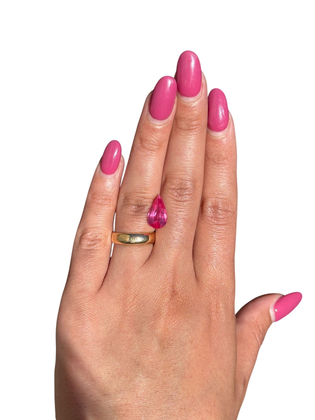3.647ct Vivid Pink Mahenge Spinel - Kingdom Jewelry