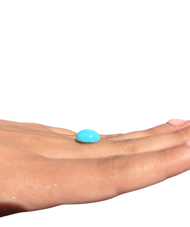 3.90 ct Persian Robins Egg Blue Natural Turquoise - Kingdom Jewelry