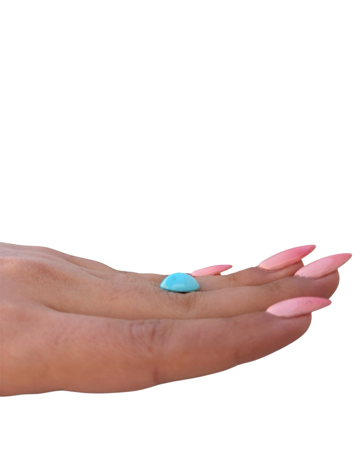3.90ct Persian Robins Egg Blue Natural Turquoise (2) - Kingdom Jewelry