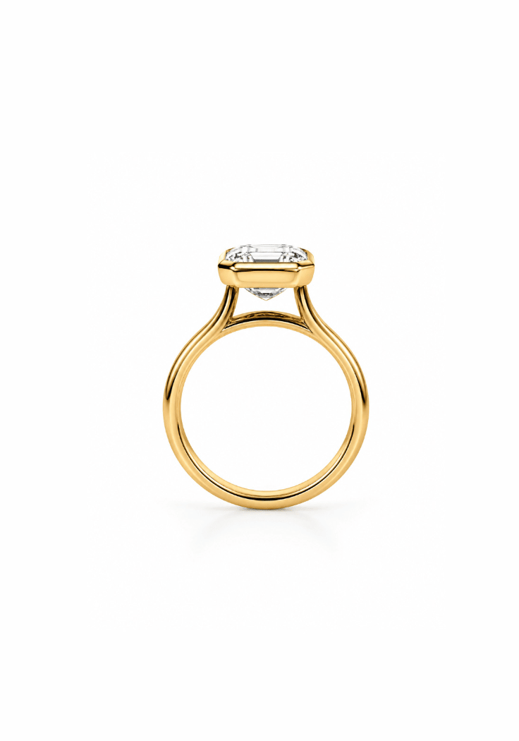 3ct Emerald Cut Solitaire Ring - Kingdom Jewelry