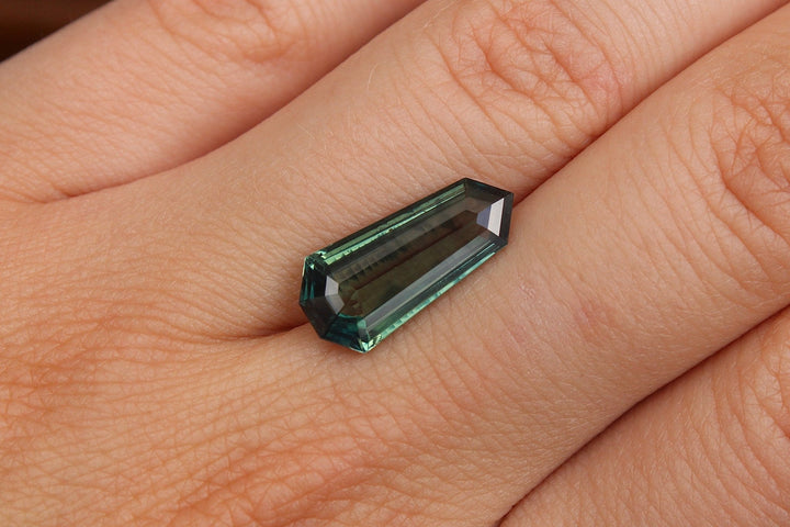 5.44ct Shield Cut Sapphire - Kingdom Jewelry