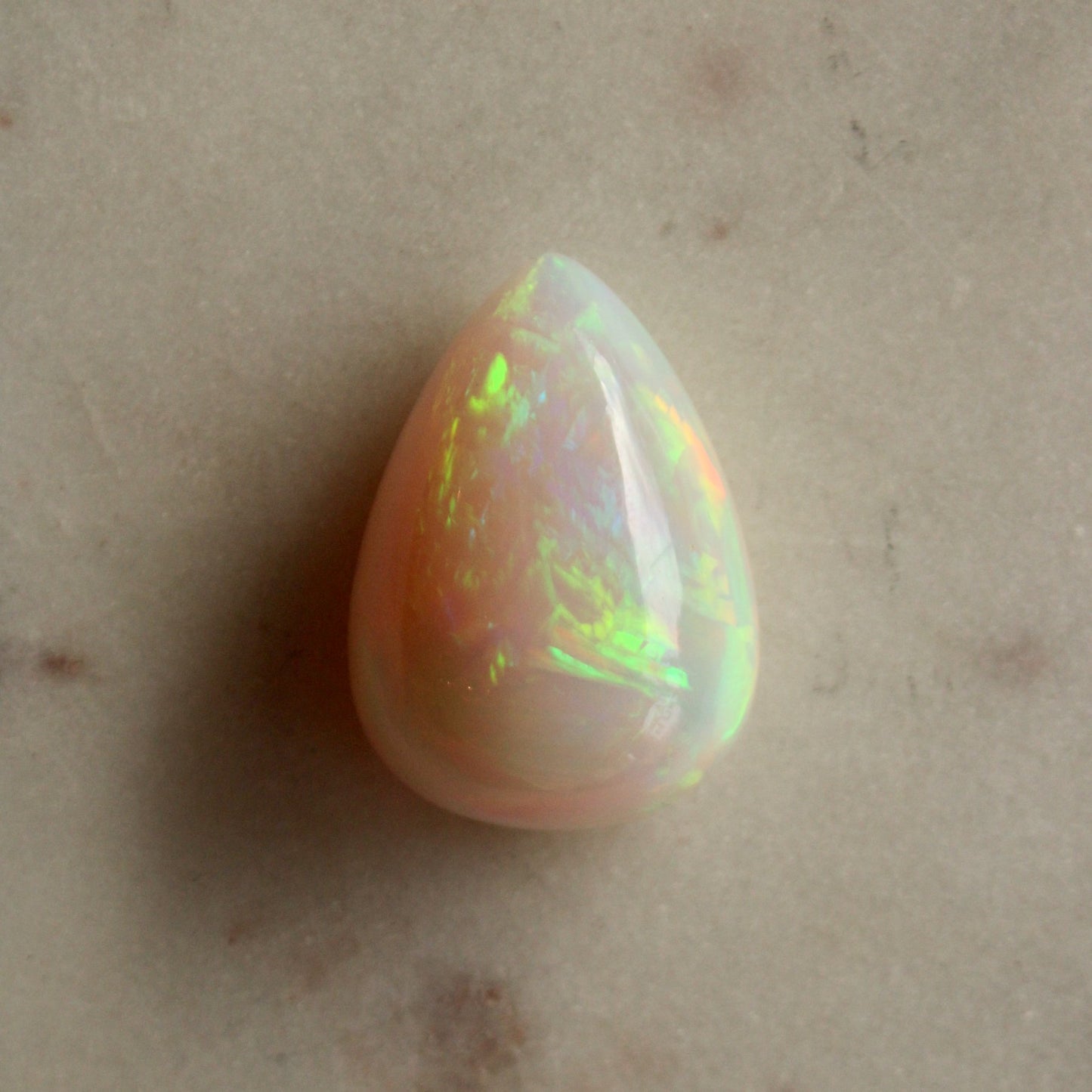 57.30 ct Teardrop x Ethiopian Welo Opal - Kingdom Jewelry