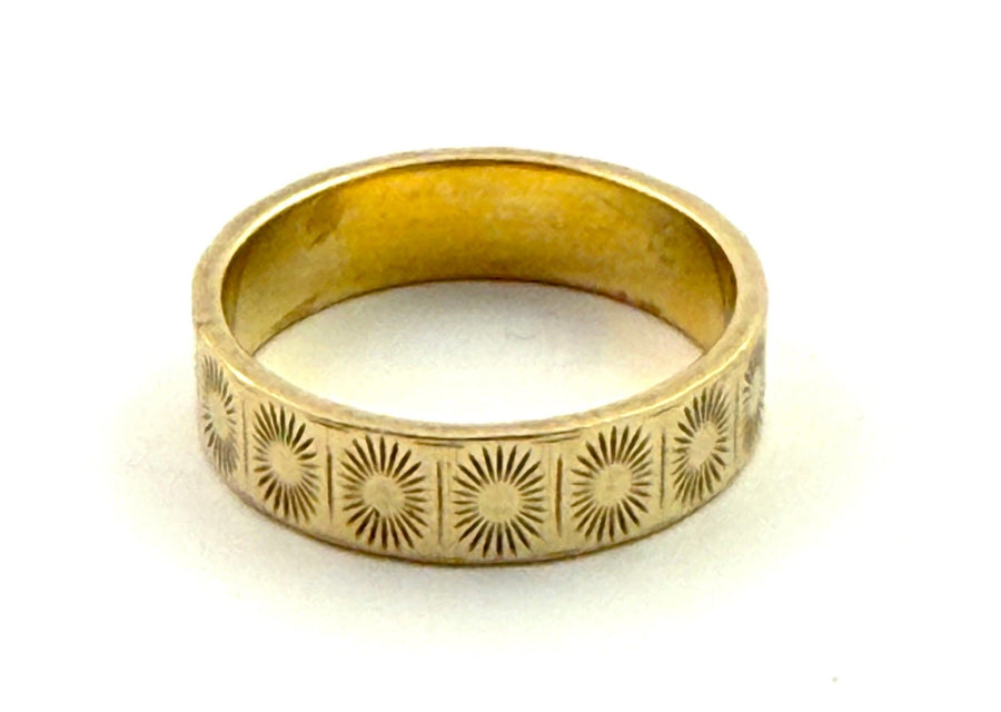 5mm "Sunburst" Cigar Band - Kingdom Jewelry