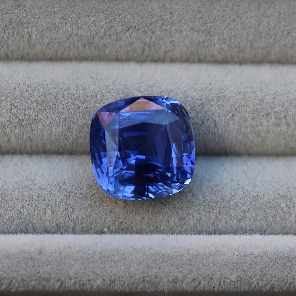 
                      
                        6.15ct Cushion Royal Blue Sapphire - Kingdom Jewelry
                      
                    