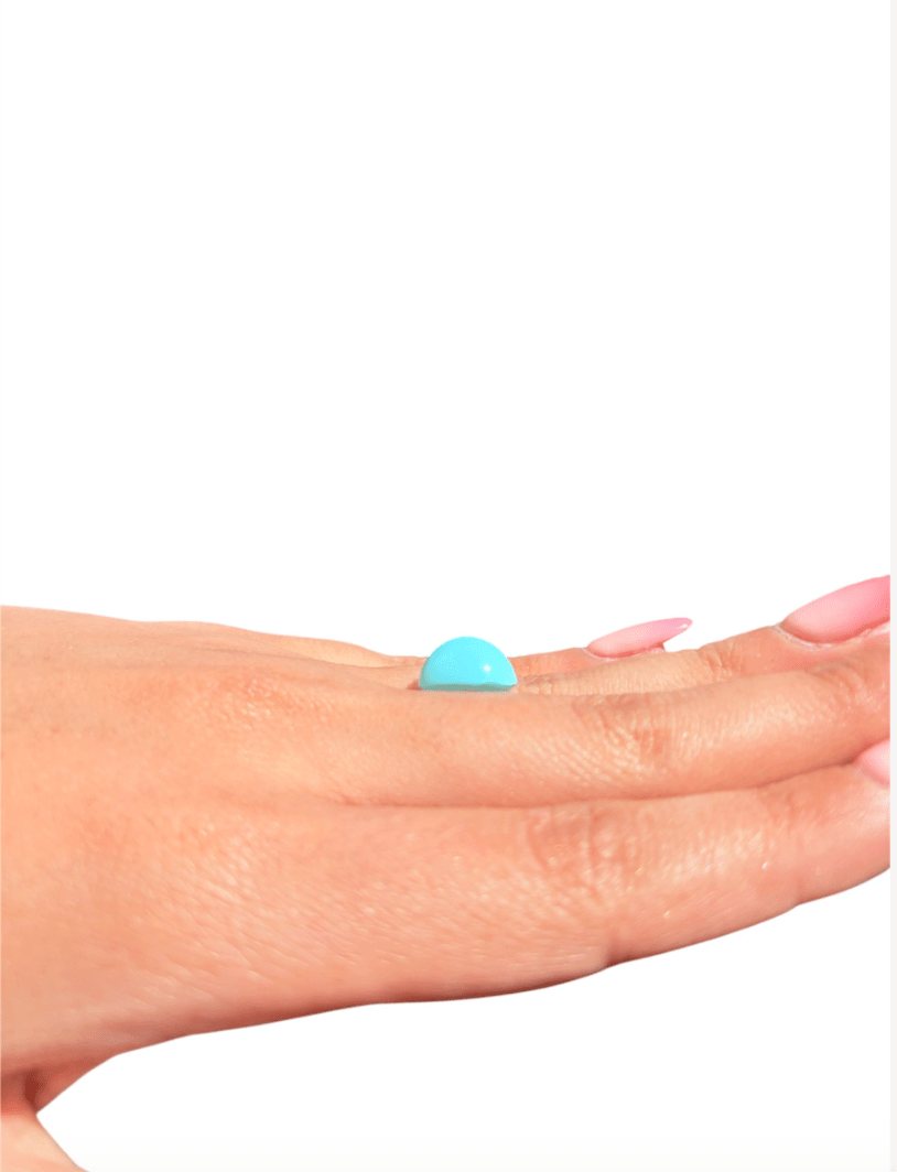 6.20 ct Persian Robins Egg Blue Natural Turquoise - Kingdom Jewelry