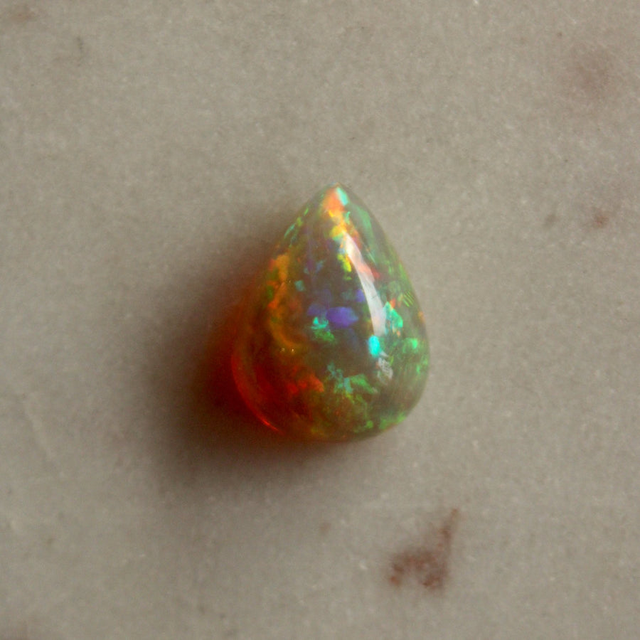 7.55 ct Teardrop x Ethiopian Welo Opal - Kingdom Jewelry