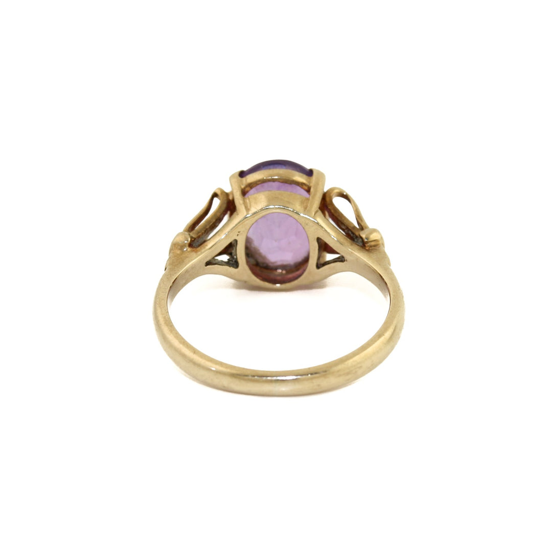 9k Gold x Vintage Amethyst Ring - Kingdom Jewelry