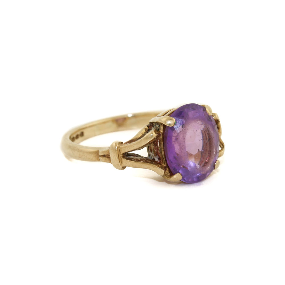 9k Gold x Vintage Amethyst Ring - Kingdom Jewelry