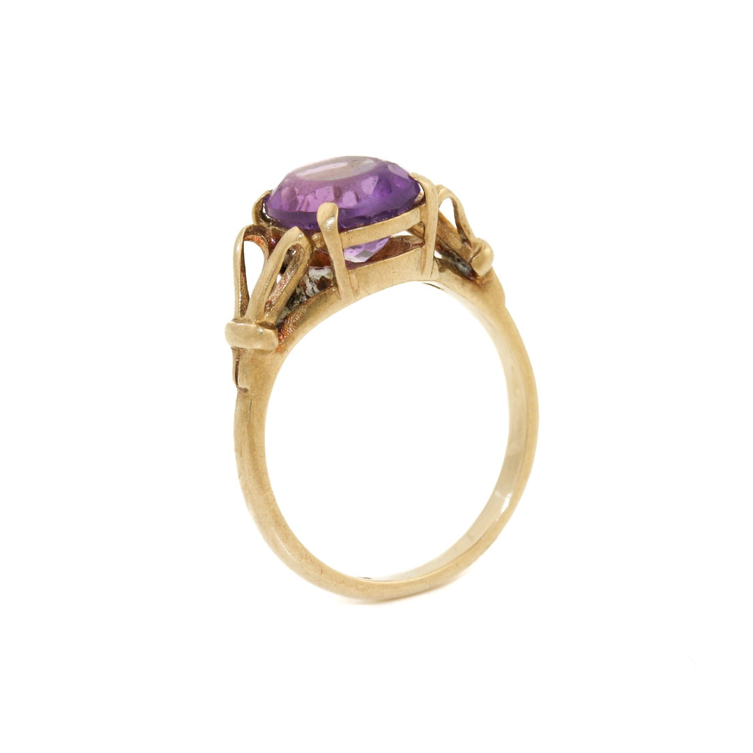 9k Gold x Vintage Amethyst Ring - Kingdom Jewelry