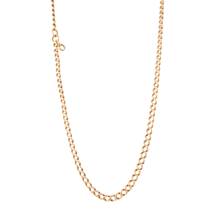 9k Rose Gold & Silver x Vintage 5mm Pocket Watch Chain - Kingdom Jewelry