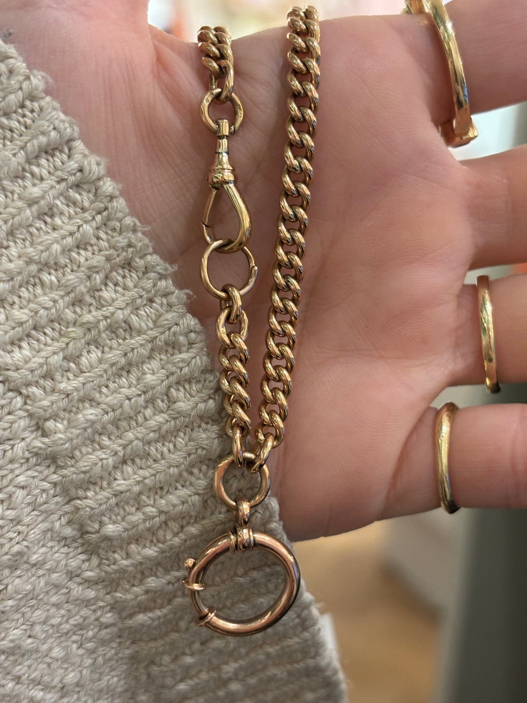 14K Watch Chain 1920's