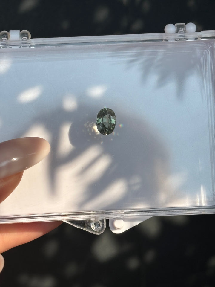 14K Bespoke Robert Green Sapphire + Nat. Dias Ring