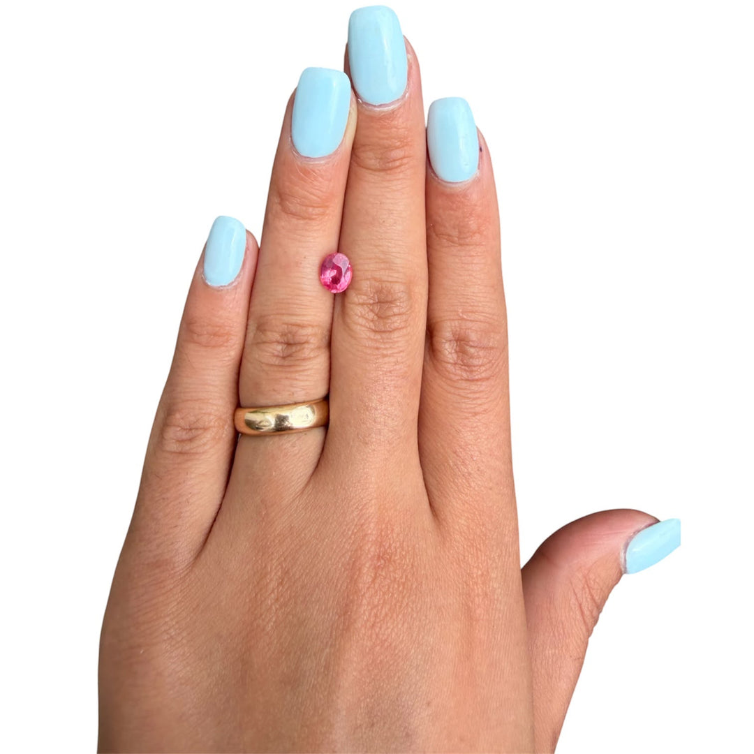 1.10ct Vivid Pink Mahenge Spinel