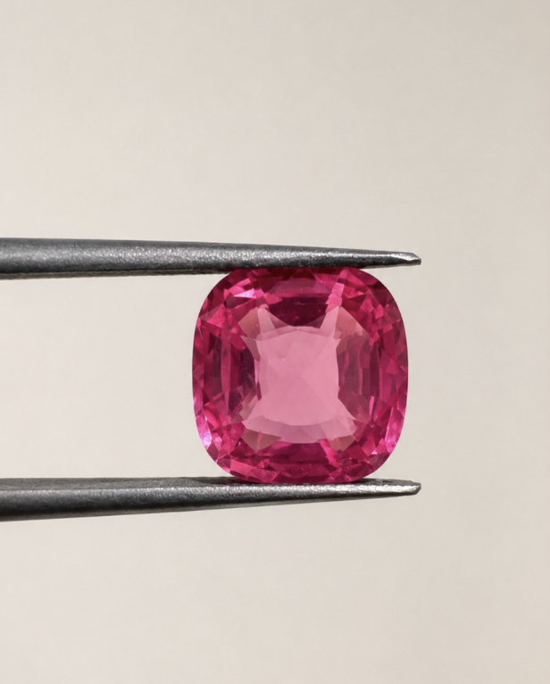 2.602 ct Vivid Pink Mahenge Spinel