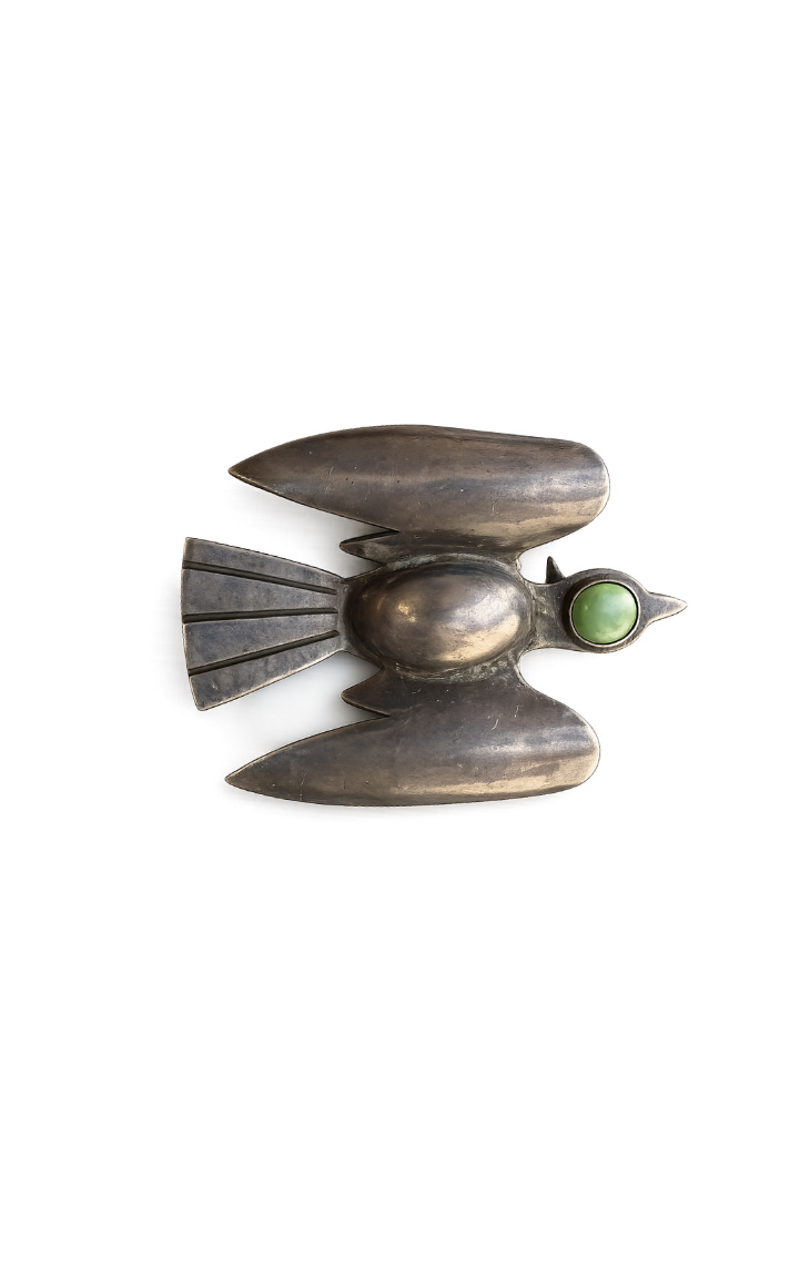 Vintage Sterling Silver Taxco Bird Brooch