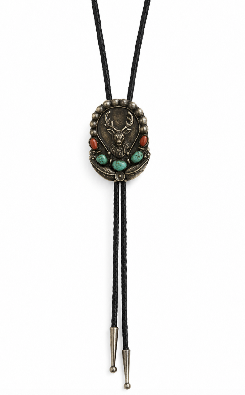 1980s Vintage Navajo Bolo Tie