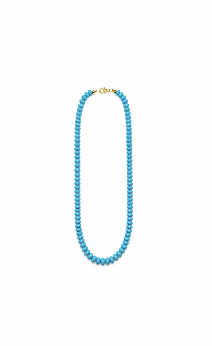 Sleeping Beauty Graduated Bead Strand 19"
