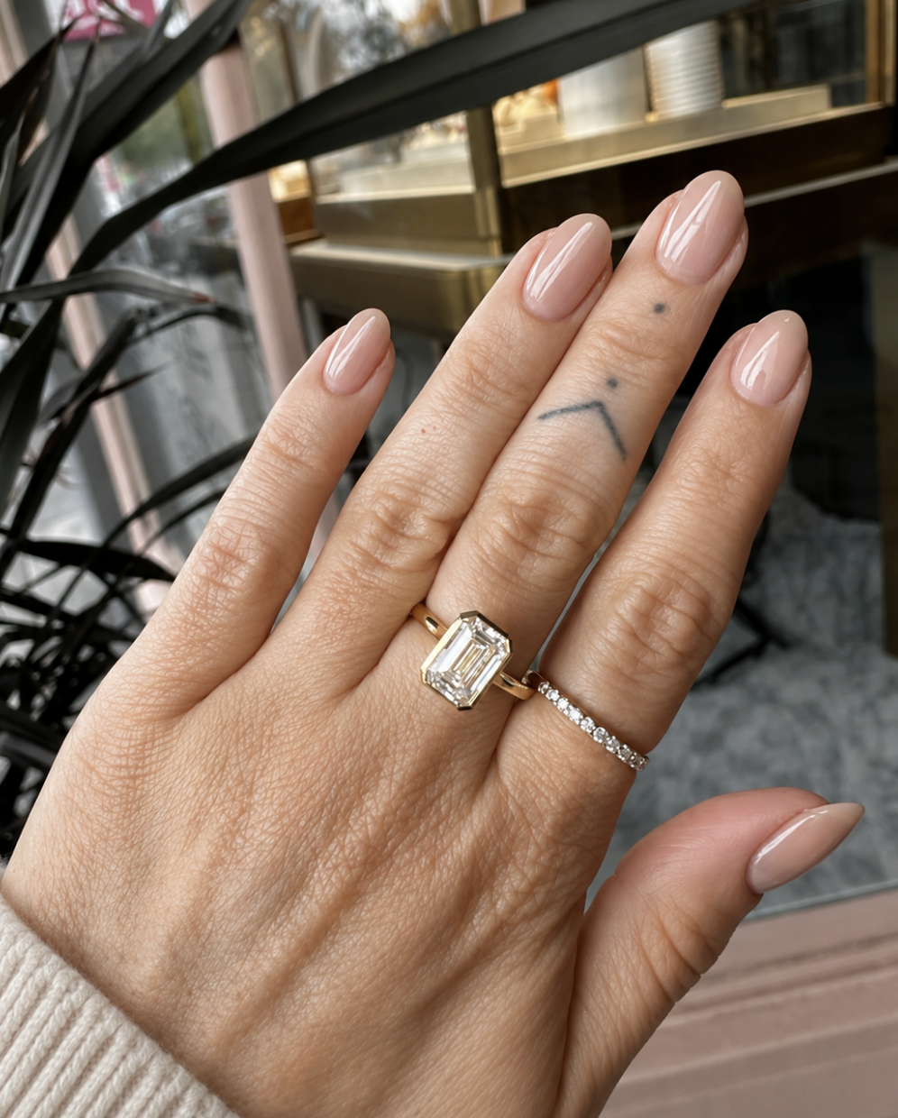 3ct Emerald Cut Solitaire  Ring