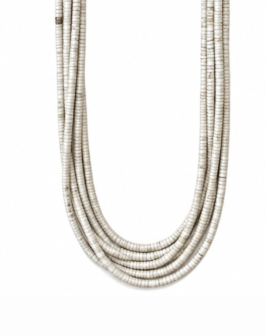 1960's Clam Shell Kewa Santo Domingo Necklace