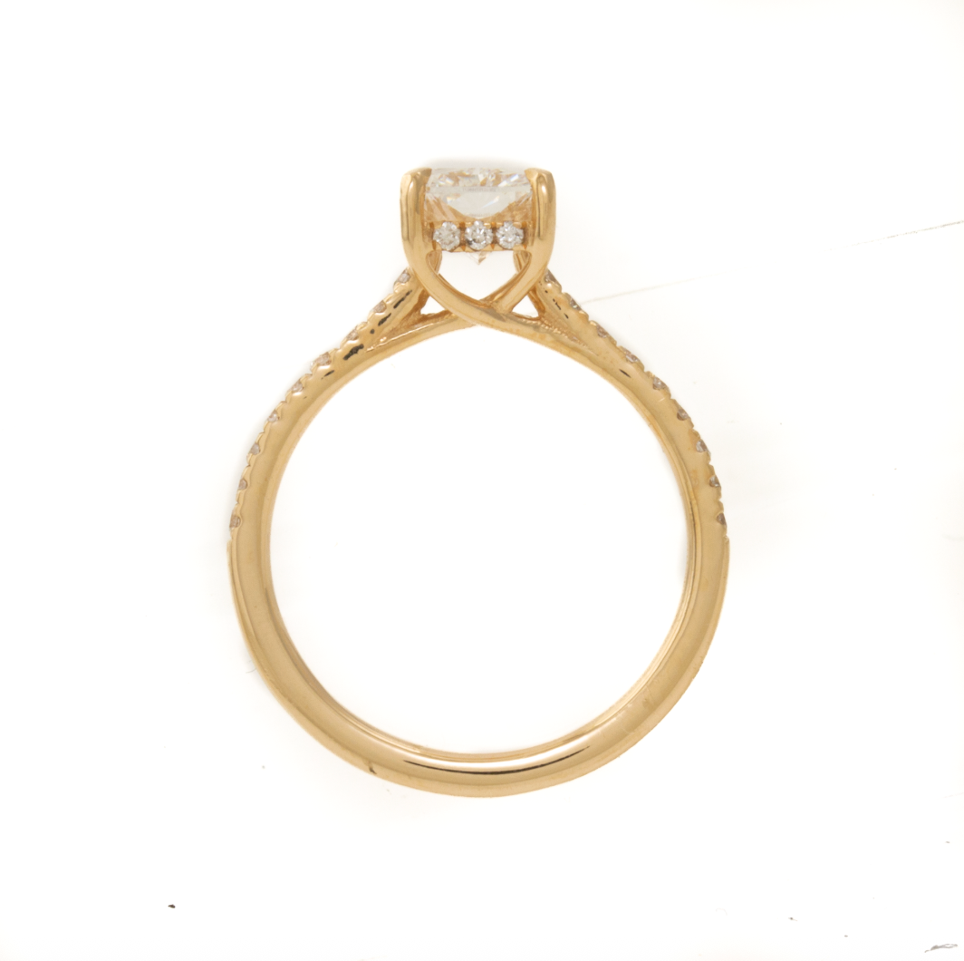 14k Gold X 1.54CT Lab Diamond Ring