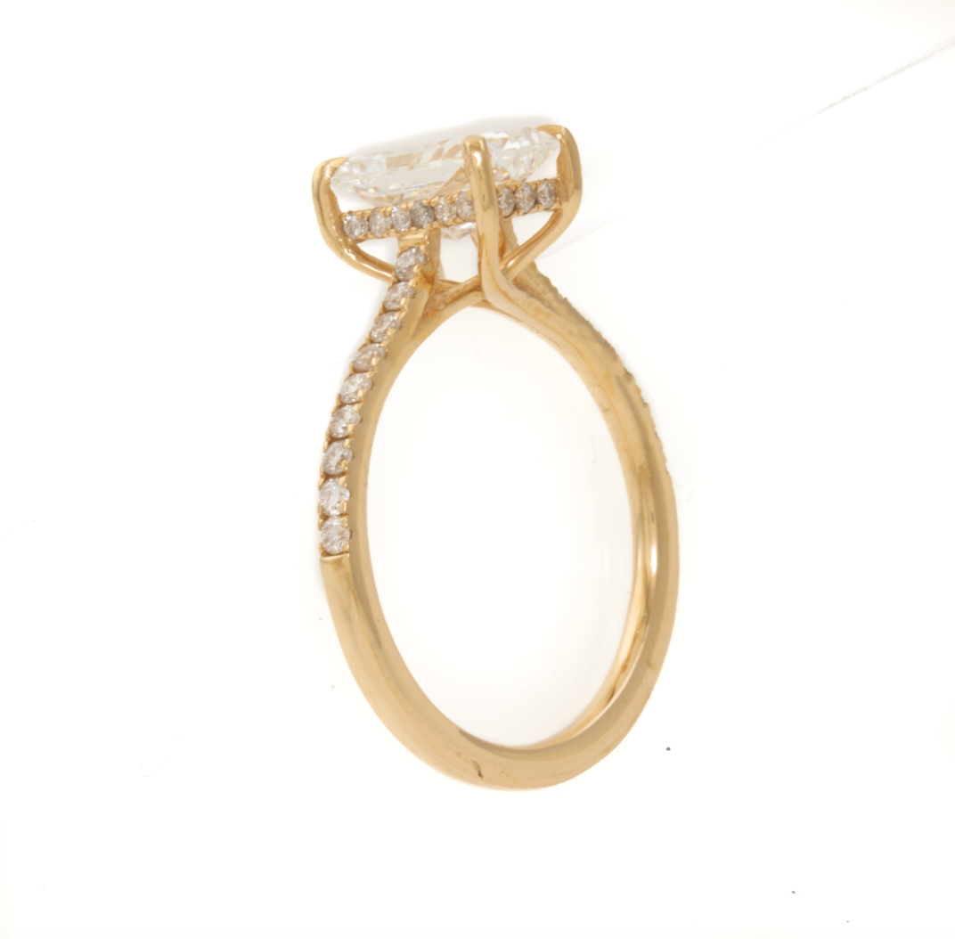 14k Gold X 1.54CT Lab Diamond Ring