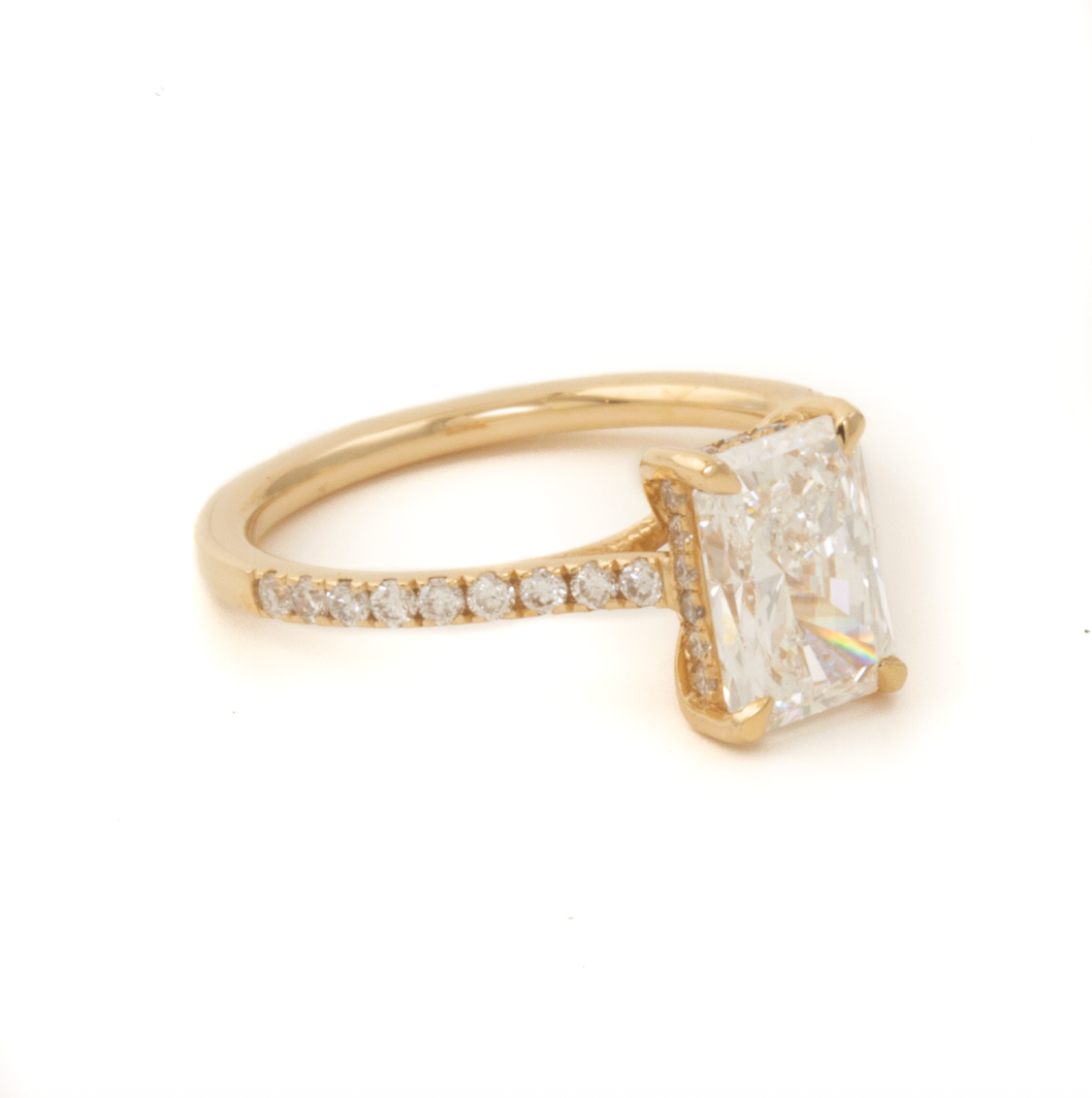 14k Gold X 1.54CT Lab Diamond Ring
