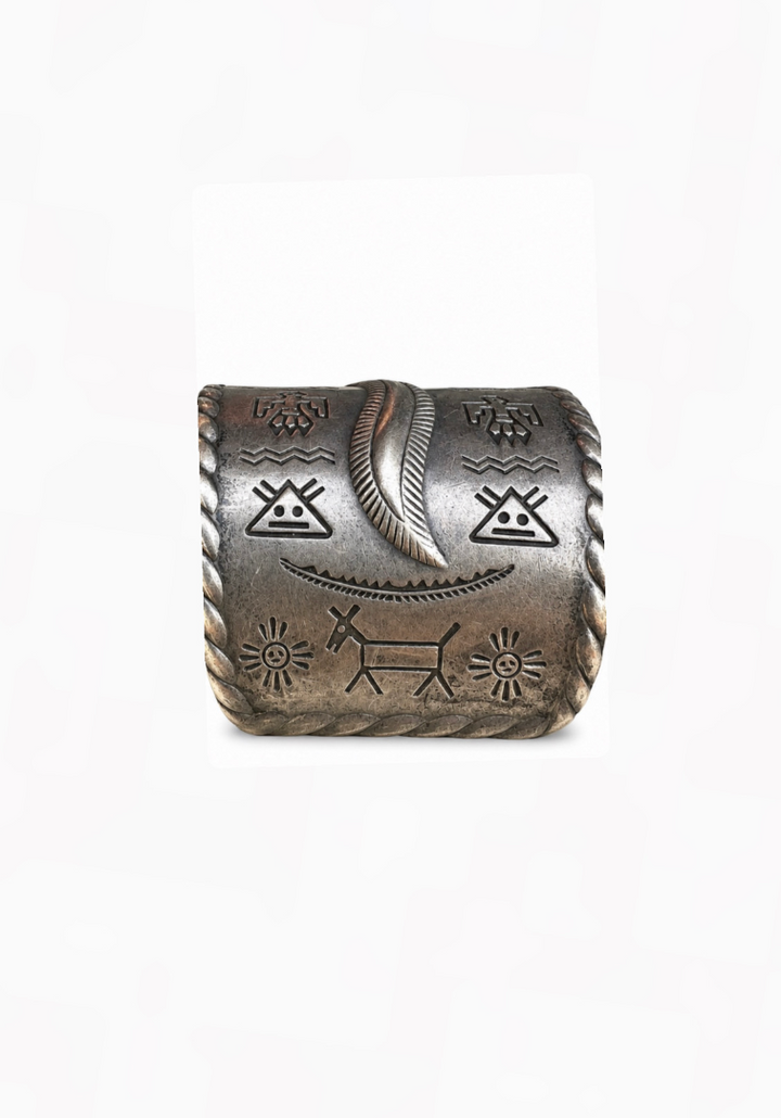 Vintage Navajo Sterling Silver Cuff