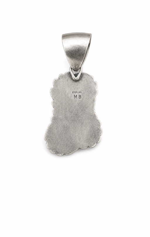 MB Overlay Egyptian Turquoise Pendant