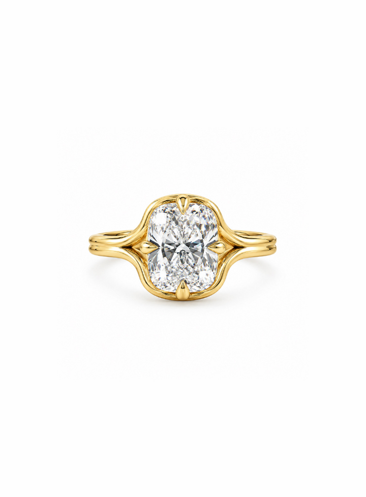 3.06 ct 14k Yellow Gold Ring