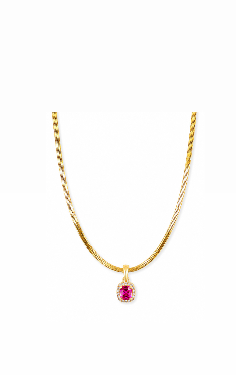 18K Yellow Gold 1ct Spinel Mahenge w/ Natural Diamonds