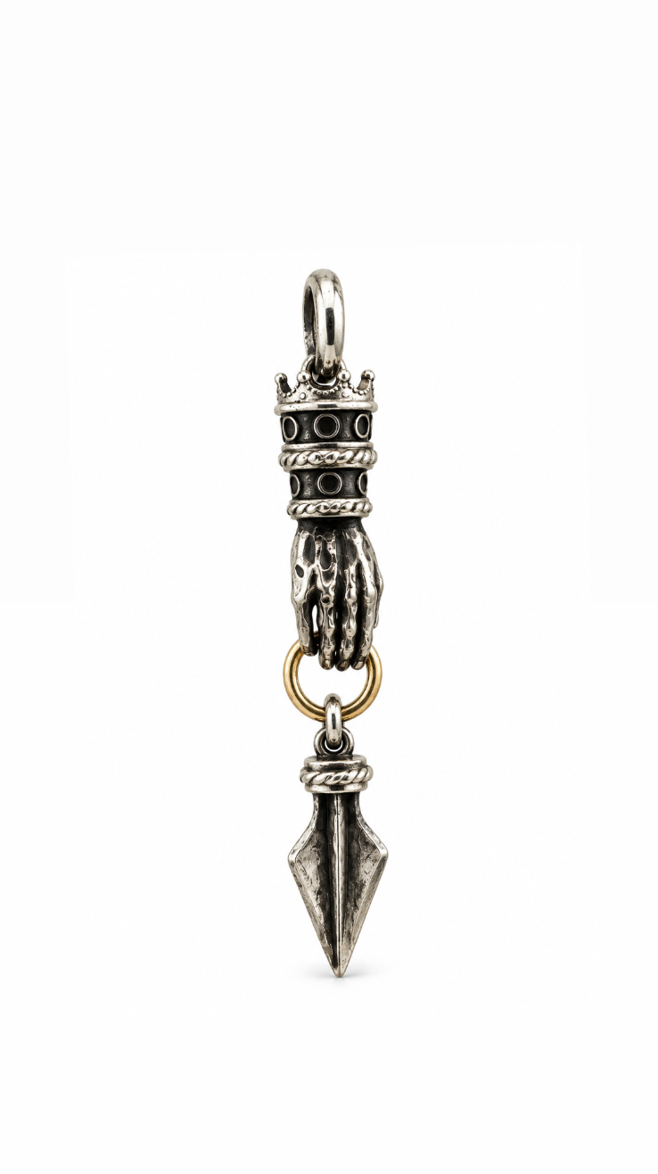 Two-Tone "Hookshot" Pendant